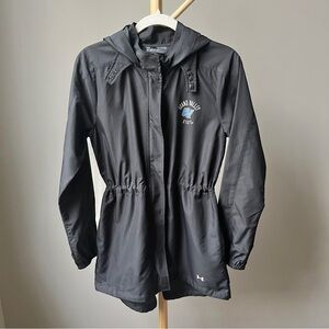Grand Valley State University Raincoat Women's XS Black GVSU Lakers Under Armour